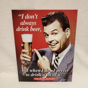 Funny Decorative Metal Sign